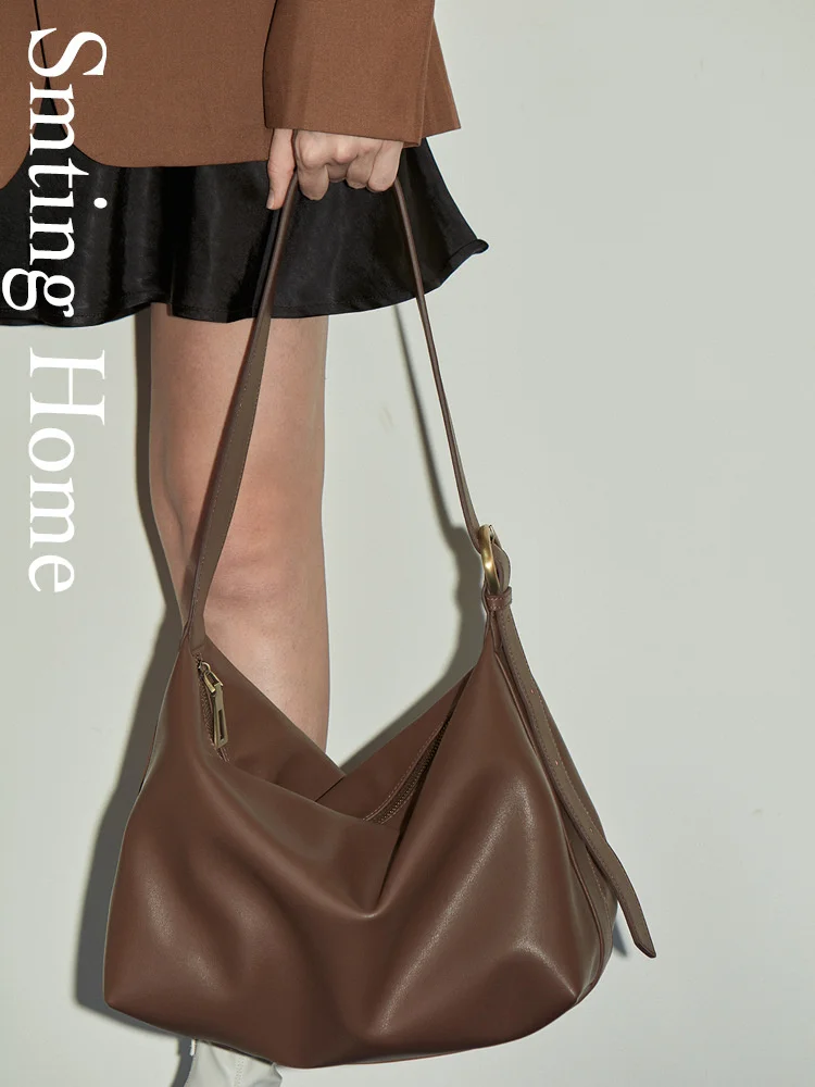 

Женская сумка, новинка 2020, модная кожаная сумка-мессенджер на одно плечо, универсальная вместительная портативная модная сумка для подмыше...