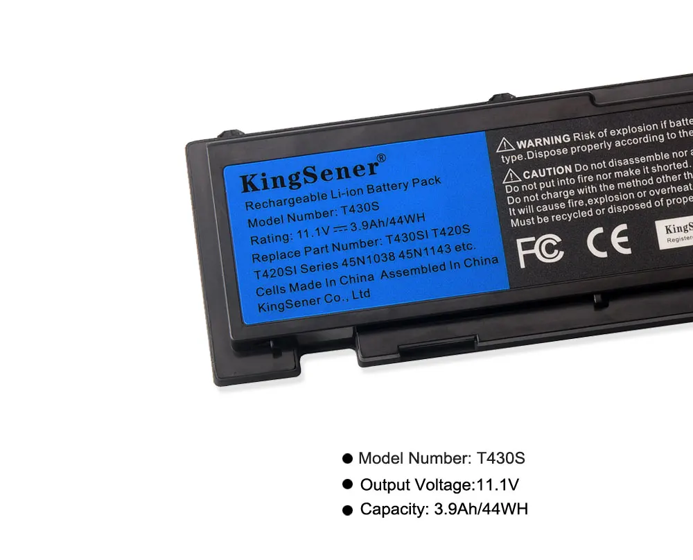 Аккумулятор KingSener 2022 81 + для ноутбука Lenovo ThinkPad T430S T420S T420si T430si 45N1039 45N1038 45N1036 42T4846 42T4847