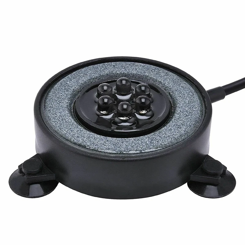 Светодиодный светильник с воздушными пузырями меняющий цвет под водой для