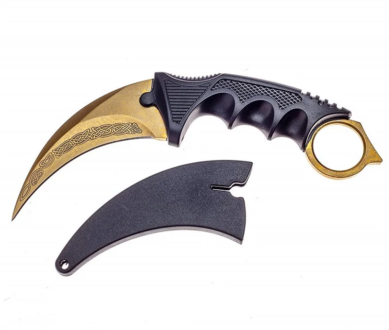 HS инструменты Открытый Csgo Karambit нож охотничьи ножи выживания тактический коготь нож Карманный Самообороны обидный походный инструмент - Цвет: Legend