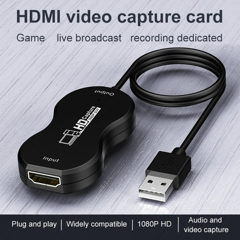 USB2.0 к HDMI высокой четкости видео захвата карточная игра в прямом эфире Capture Box 1080p