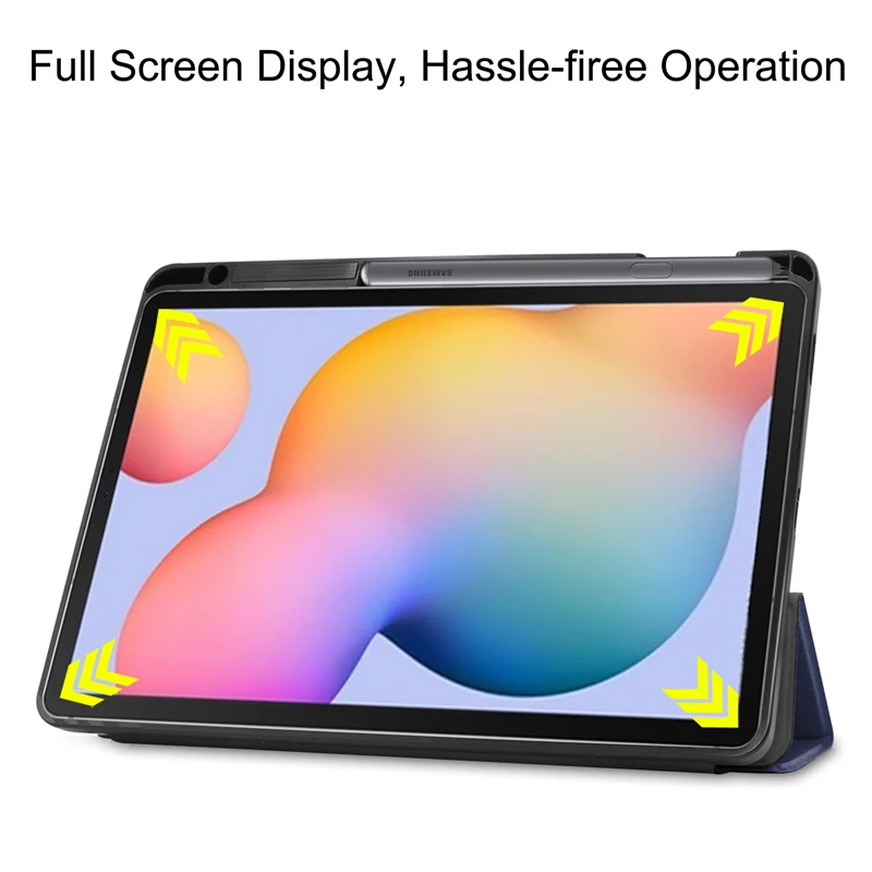 2020 Новый ультратонкий чехол с держателем карандаша для Samsung Galaxy Tab S6 Lite 10 4 SM-P610 SM-P615