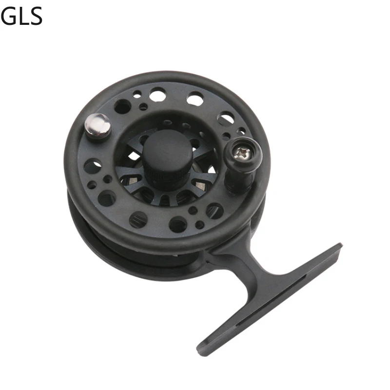 Катушка для подледной рыбалки 2 + 1 шарикоподшипник черный нейлон нержавеющая