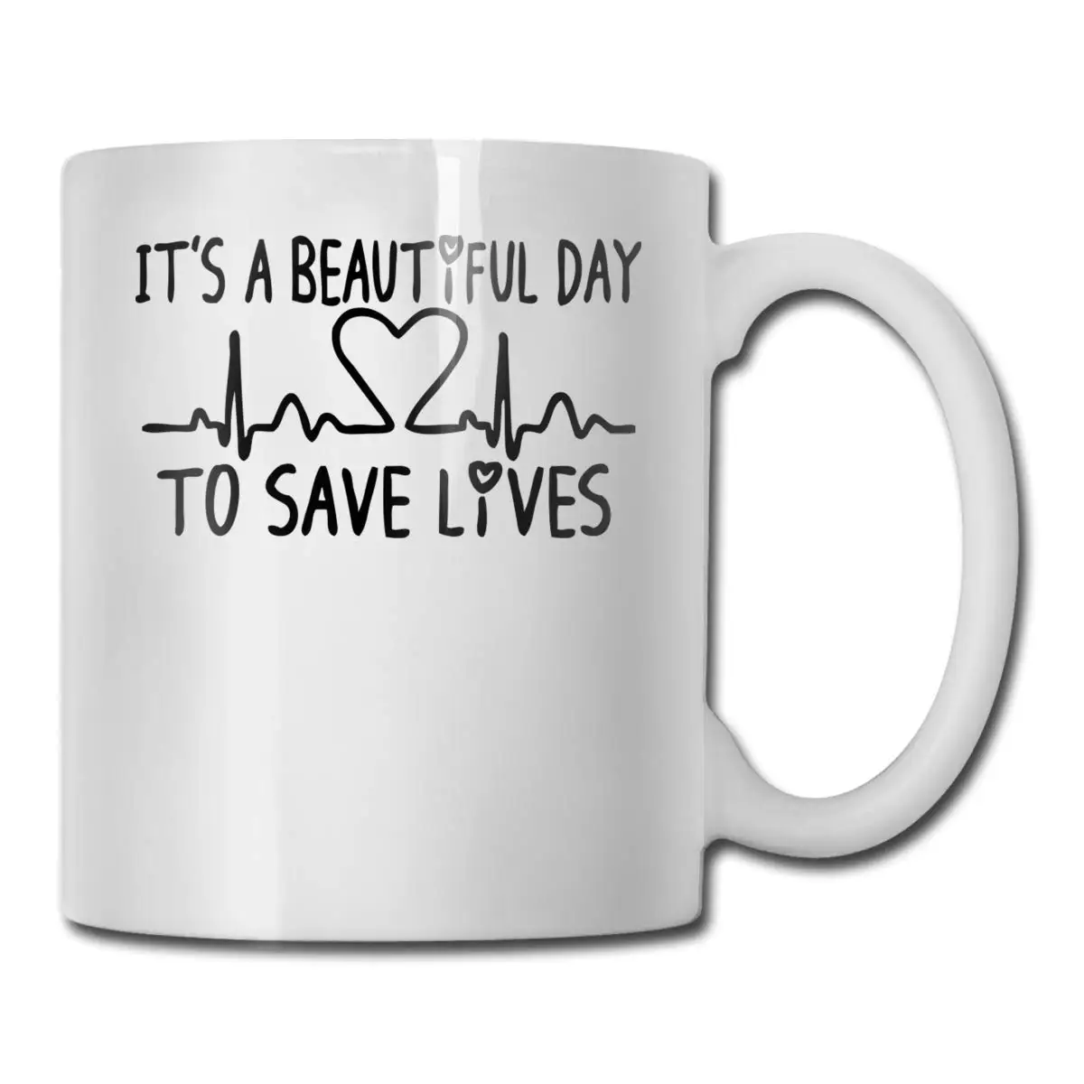 Красивый день чтобы спасить жизни врача 11 унций керамические кофейные
