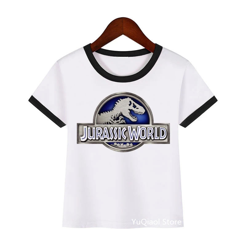 Детская Винтажная Футболка мир Юрского периода/парк, футболки для маленьких мальчиков, летняя детская одежда для подростков, динозавров, влюбленных, подарок на день рождения