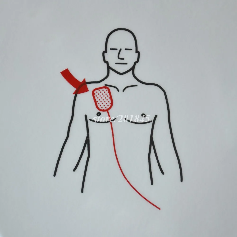 20 пар/лот здравоохранения для взрослых обучение замены электрода колодки тренер