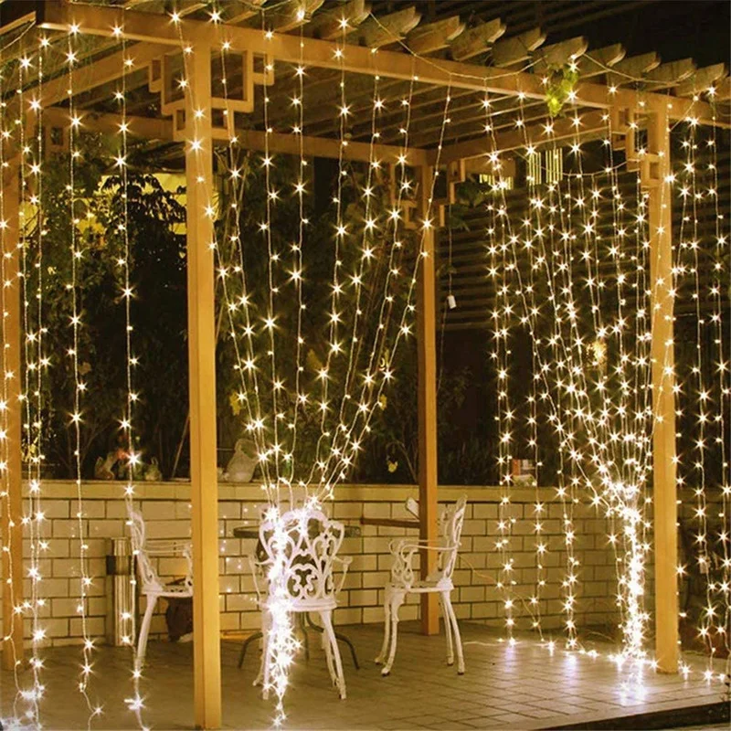 

Christmas Lights Led Fairy Lights Christmas Decorations for Home Room Decor Wedding Curtain Lights New Year Holiday Garden