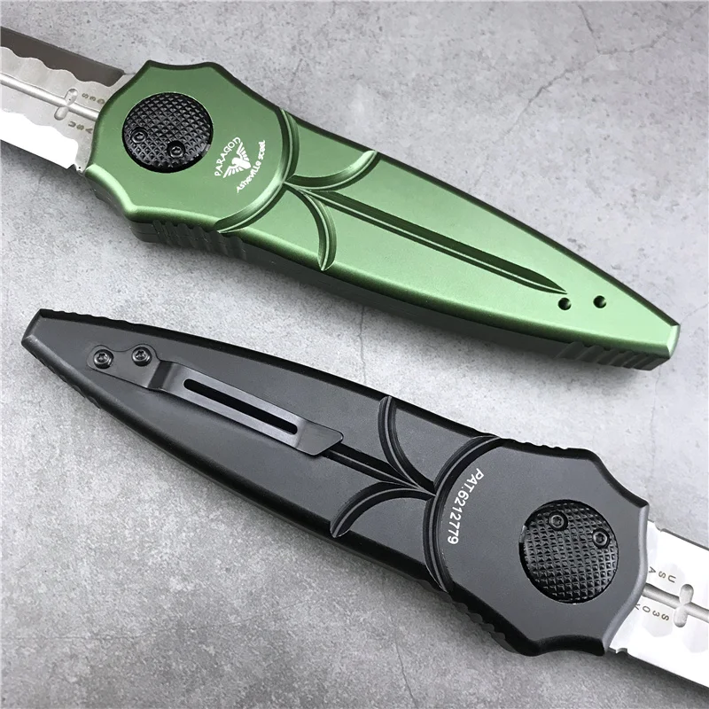 Piranha Gravity Splitting Mechanism Opening Folding Pocket Knife D2 Blade Aluminum Alloy Handle Tactical Self Defense EDC | Инструменты