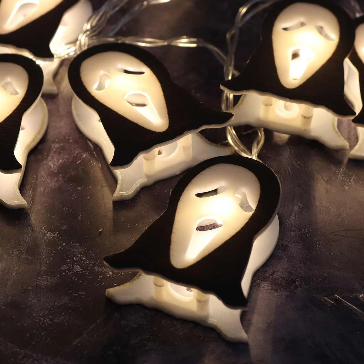 

4.5/3/1.5M Ghost String Light Led Holiday lighting Decorative lights Battery Powered Indoor Outdoor Home Decor Halloween Lights