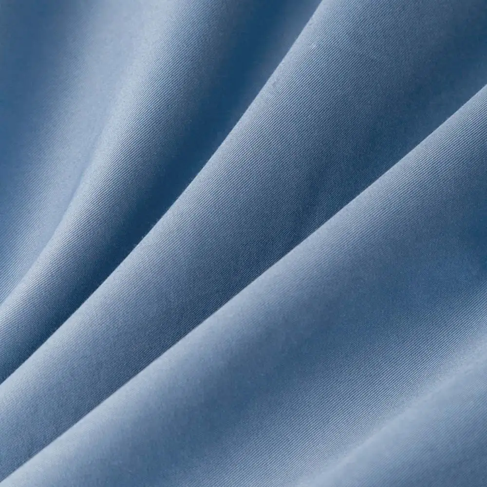 Скандинавское синее серое постельное белье из египетского хлопка для близнецов