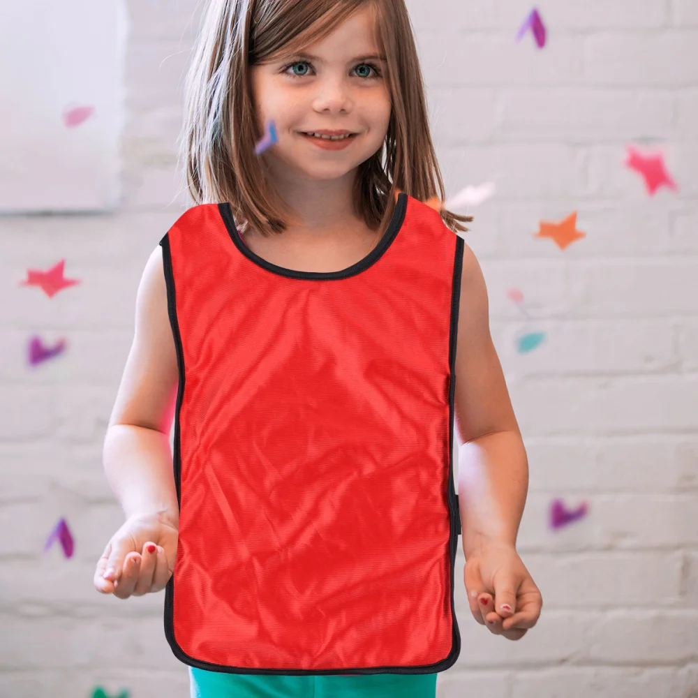 

32 Pcs Adult Children's Football Basketball Training Vest Baby Kids Children Sport Game Team Mesh Vest Summer Clothing - Size