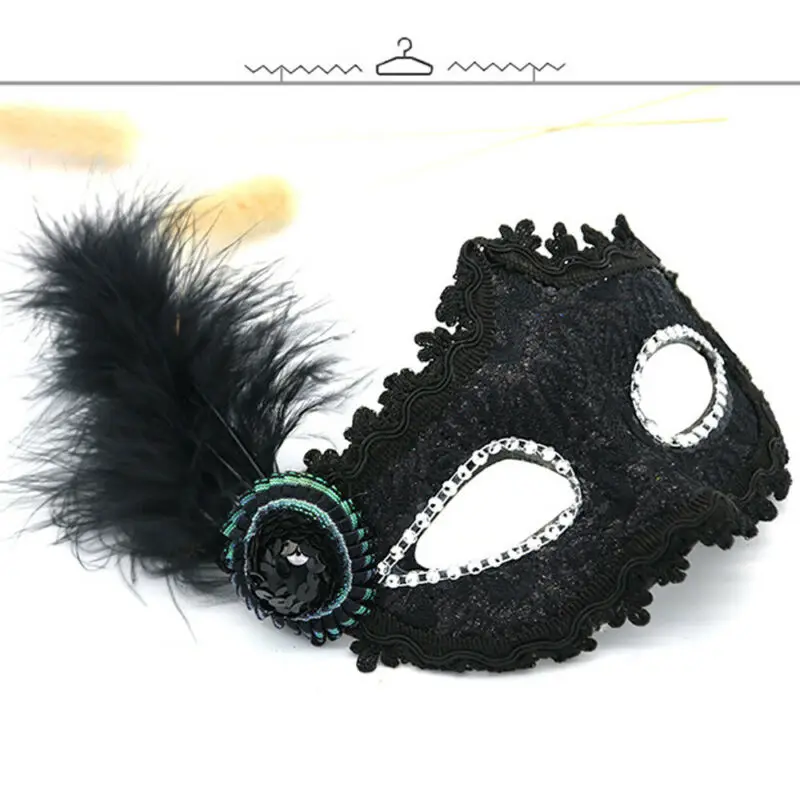 Женская Сексуальная кружевная Маскарадная маска для карнавала Хэллоуина маски с
