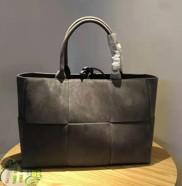 

2021 new tote bag large capacity shopping bag Bv leather woven handbag