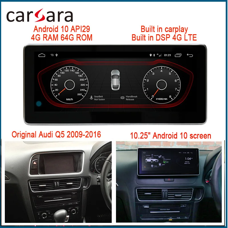 RHD Monitor Q5 Radio Upgrade Android Multifunctional Touch Screen Car Audio Video Entertainment Navigation System 4G RAM 64G ROM RHD Monitor Q5 Radio Upgrade Android Multifunctional Touch Screen Car Audio Video Entertainment Navigation System 4G RAM 64G ROM