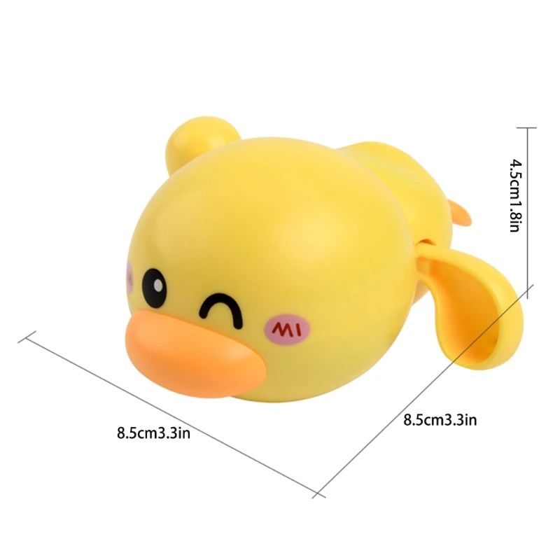 

3In Bathtub Clockwork Toy Baby Bath Toy Model Duck Interactive Gift Mold-Free