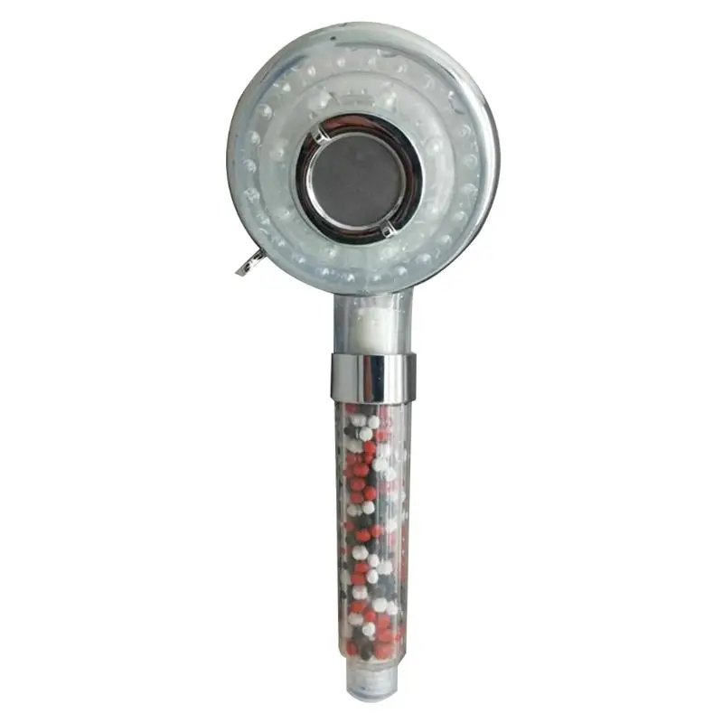 

Светодиодная душевая лейка, ионный фильтр, фильтрация, с функцией экономии воды под высоким давлением изменение 3 режима воды, светящаяся ла...