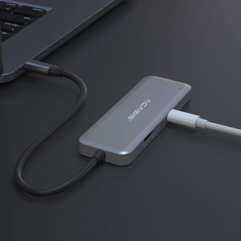 Acasis USB C Hub Type to HDMI совместимый 4K 3 0 SD TF кардридер с PD зарядкой для MacBook Pro
