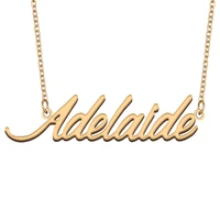 necklace with name adelaide for his her family member best friend birthday gifts on christmas mother day valentines day