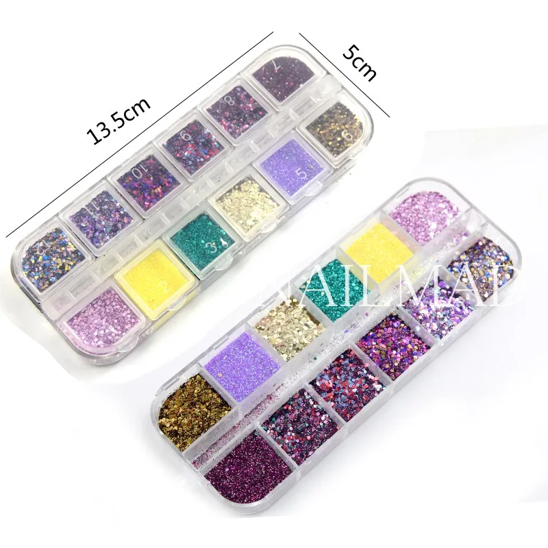 12 цветов/набор акриловый Гель-лак для ногтей | Красота и здоровье