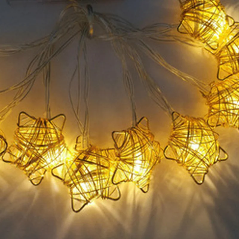 

Moon LED String Lights Star Leds Light for Children Bedroom Hollow Creative Decoration Battery Power Party Decors Kurtyna Led