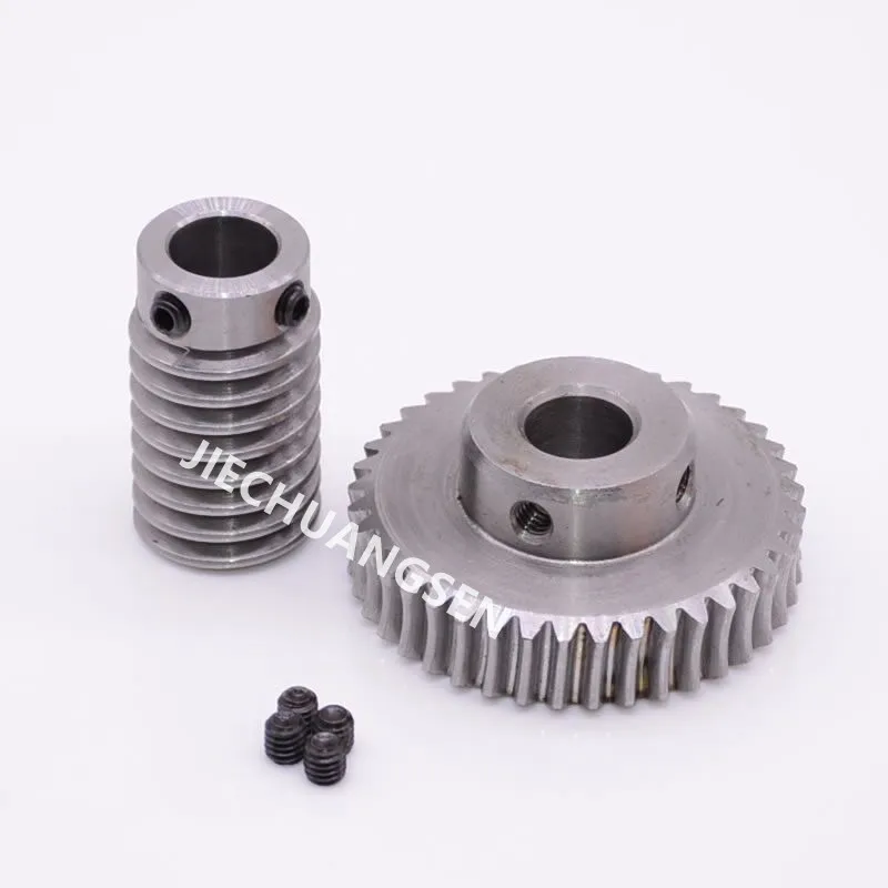 Пара модульных червячных редукторов 1 м 5/20/30/40/50/60 зубьев Турбинный червь 40CR