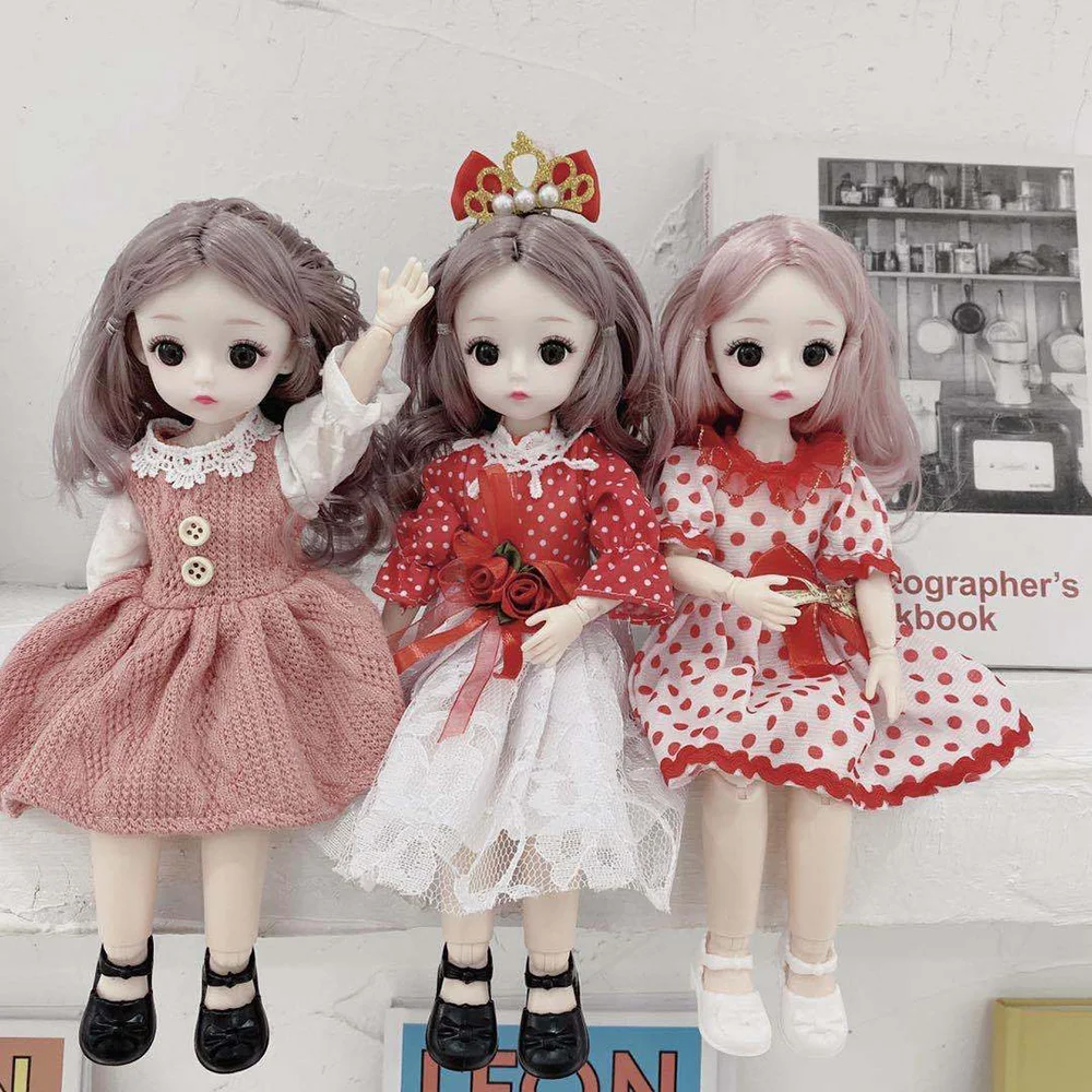 

Girl fashion modern 18inch BJD doll clothes 6 points clothes up girl princess toy doll clothes fashion casual wedding dress