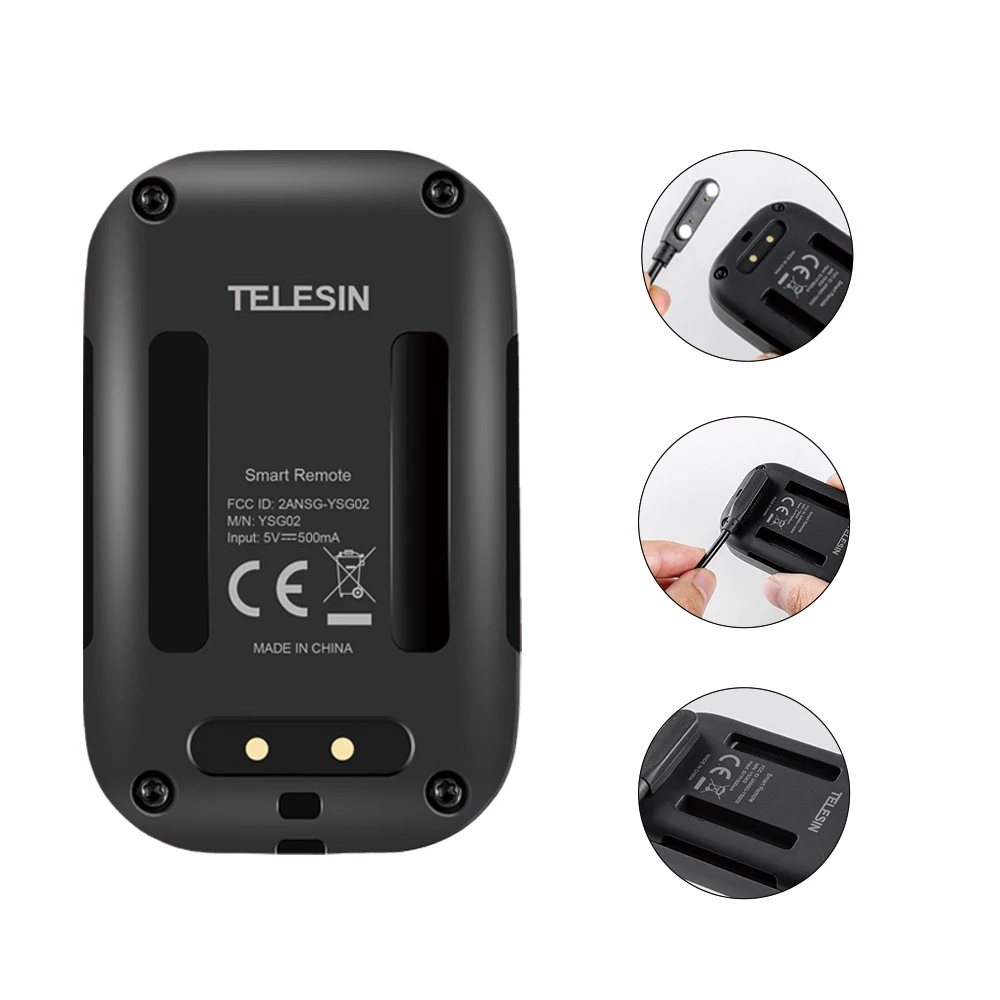 Продажа TELESIN 80 м Wifi Пульт дистанционного управления Водонепроницаемый самосветящийся OLED набор клавиш быстрого доступа + Блокировка крепление для ...