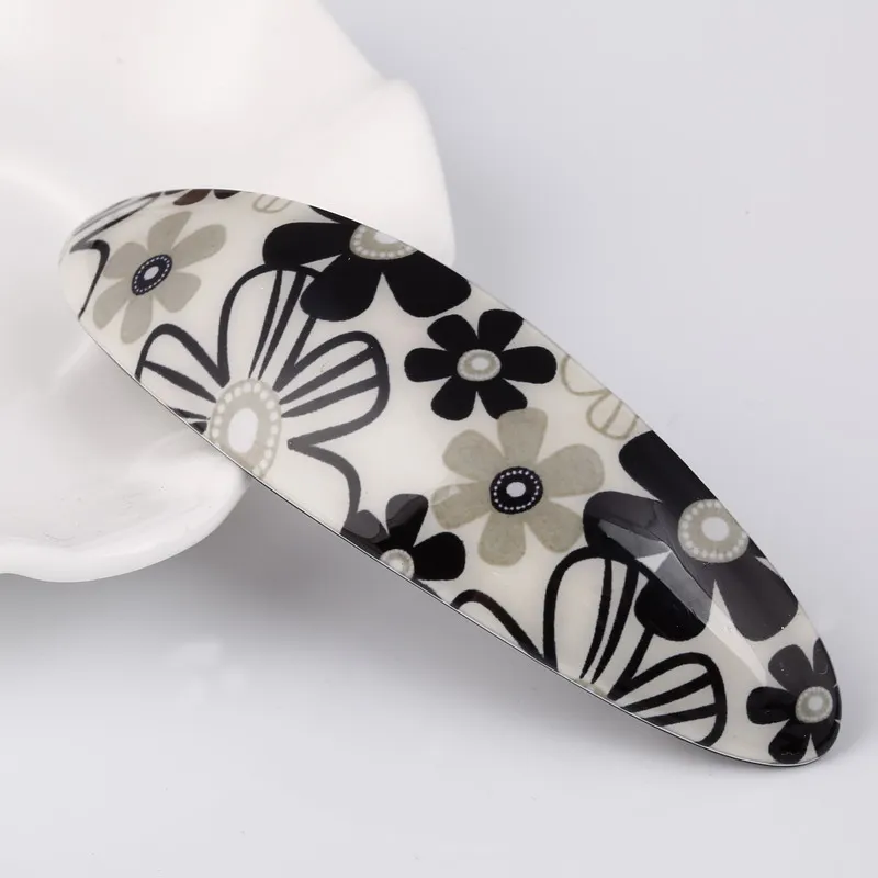 Высокое качество гладкий цветок Звезда Сердце Форма Patining заколка для волос