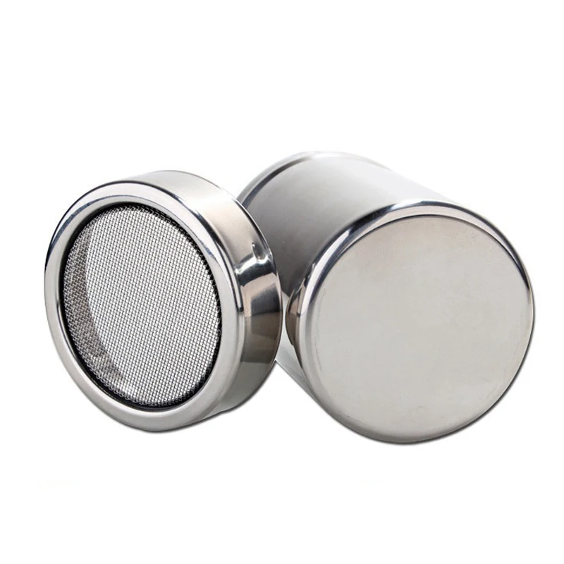 Шейкеры из нержавеющей стали шейкер мелкой сетки для кофе какао пудра с