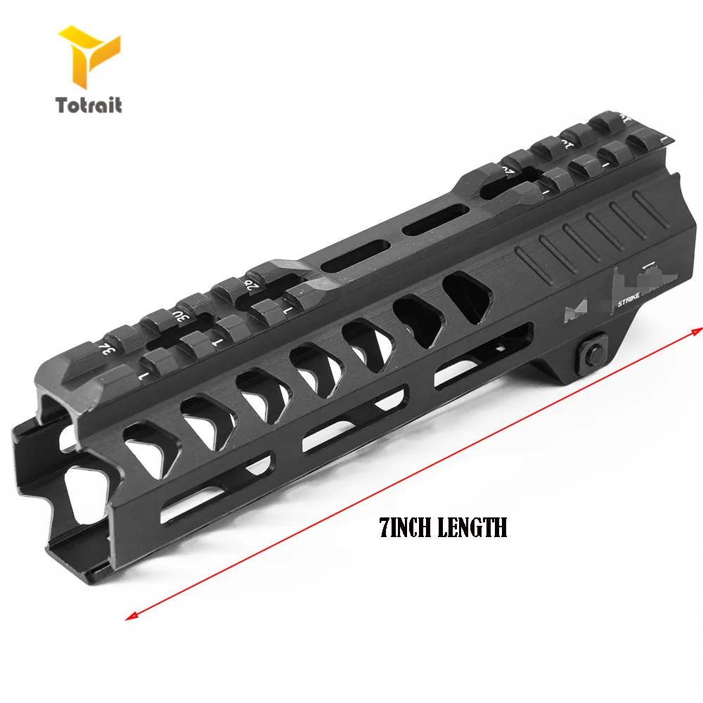 Totrait Тактический 7/10/12/13,5 дюймов поплавок Keymod Handguard Пикатинни страйкбол 15 M4 Handguard карабин квадратный Mout huntig
