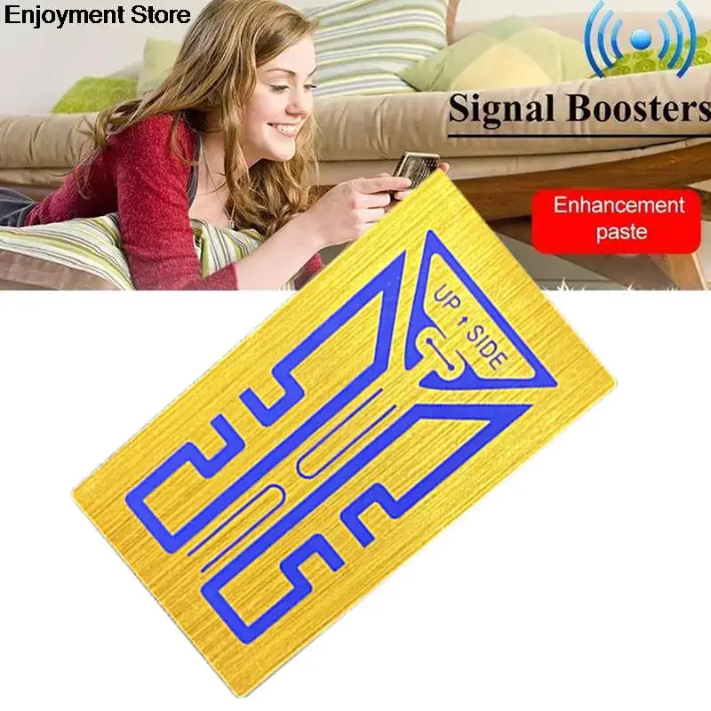 

NEW 2pcs Cellphone Phone Signal Enhancement Signal Antenna Booster Stickers Energy Stickers