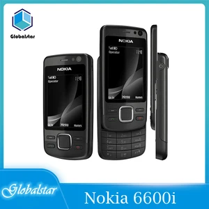 nokia 6600i refurbished original phone nokia 6600i cell phone black color in stock refurbished free global shipping