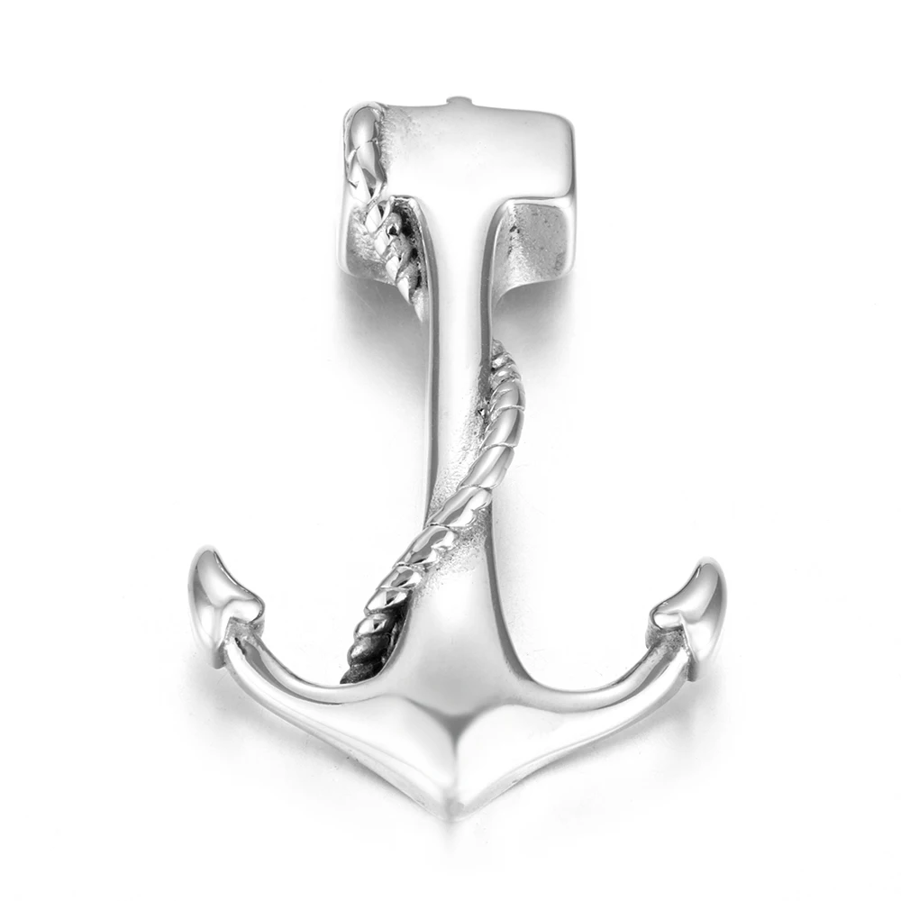 

Stainless Steel Curved Anchor Hook Polished Connector Double Hole 5mm Bracelet Closure DIY Accessories Jewelry Making