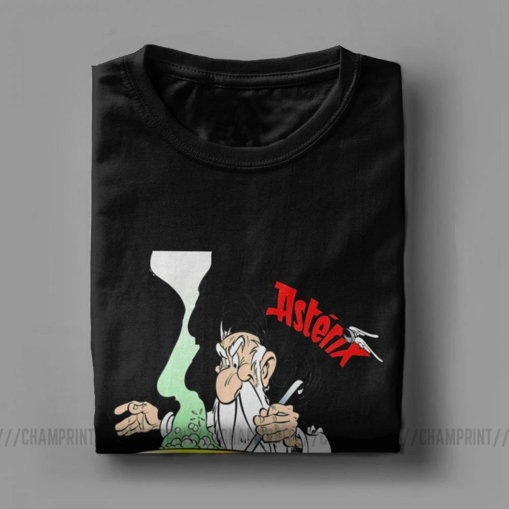 Мужская футболка Asterix And Obelix футболки с короткими рукавами и круглым вырезом из