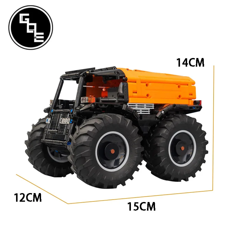 

Mechanical Sherp ATV MOD Sharp All Terrain Vehicle MOC-13446 model building blocks bricks toys for kids gifts