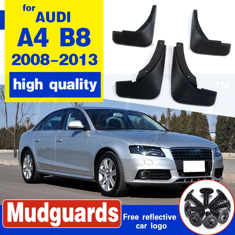 Передние и задние брызговики для AUDI A4 B8 2008 2009 2010 2011 2012 2013 Брызговики крыло