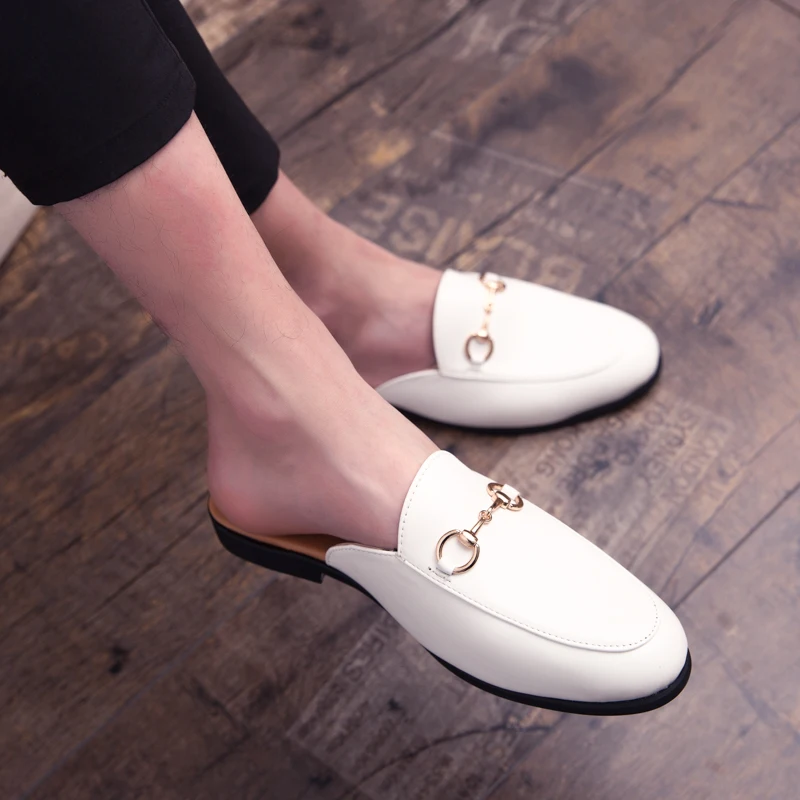 Новые высококачественные роскошные мужские уличные сандалии со стразами