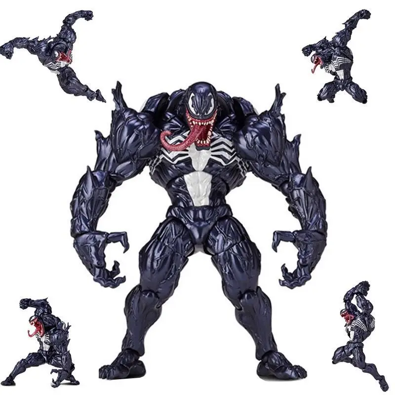 

Marvel Extraordinary Spider-Man Anime Character Yamaguchi-style Massacre Venom Model Detachable Assembly Doll