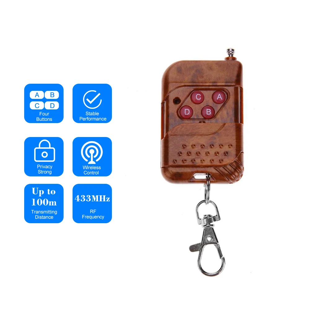 433 МГц автоматическое Клонирование пульт дистанционного управления Дубликатор