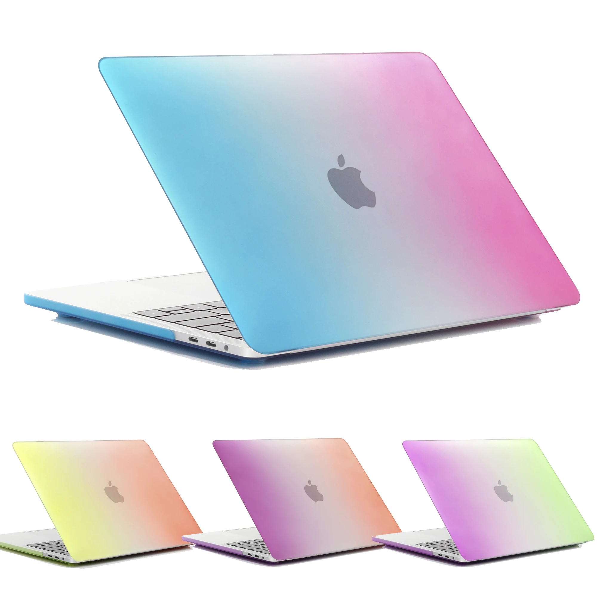 Тонкий чехол для Macbook Air 13 Pro 2018 разноцветный с радугой retina 11 6 12 3 15 4 чехол|Сумки и