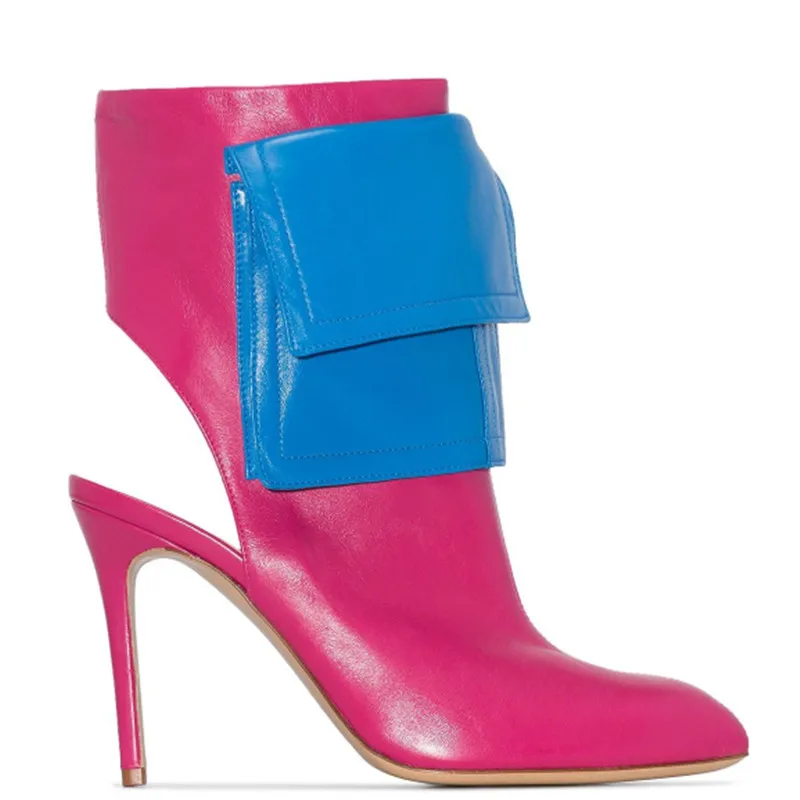 2020 новые весенние ботильоны с острым носком и ремешком на пятке Женские