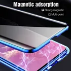 Супер два боковых конфиденциальности закаленное стекло Магнитный чехол для Samsung S10 S10 плюс Note10 20 20 Ультра S20 S20 плюс S20 ультра стеклянный корпус