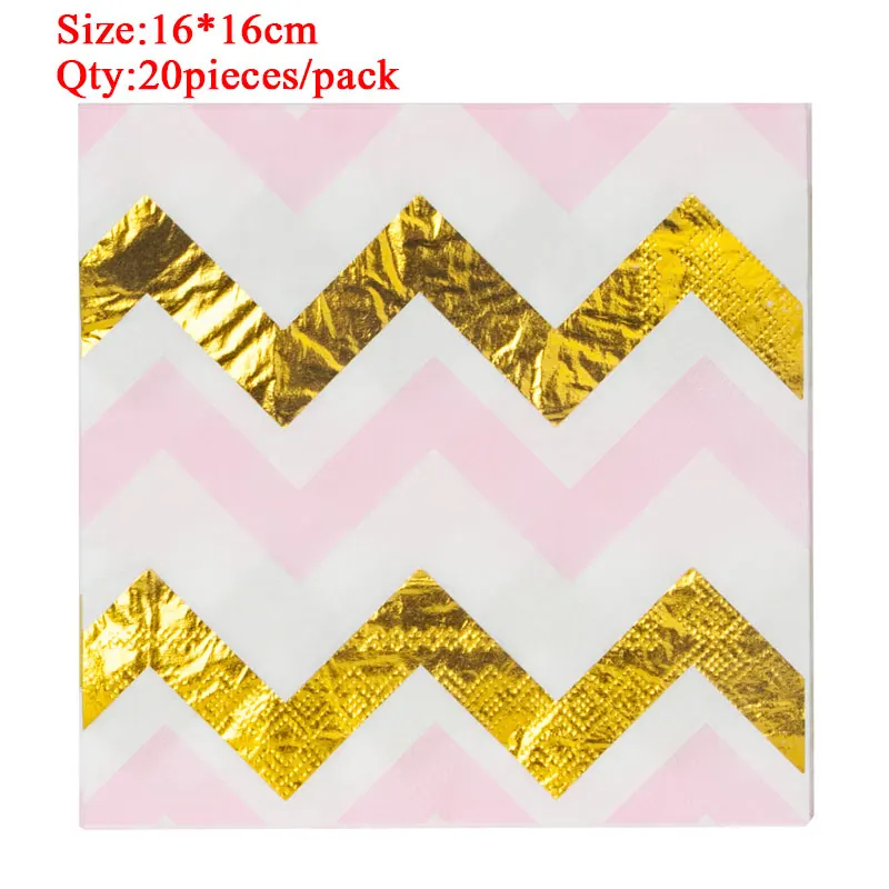 Одноразовые вечерние украшения из розовой/золотой бумаги 30 40 50 60 для взрослых лет