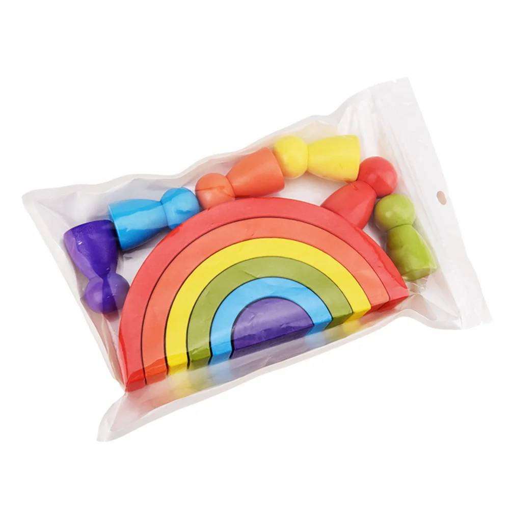 

1 Set Rainbow Arch Building Block Baby Toys Puzzle Stacking Brick for Children Girls Boys Gifts Kid's Educational Toys