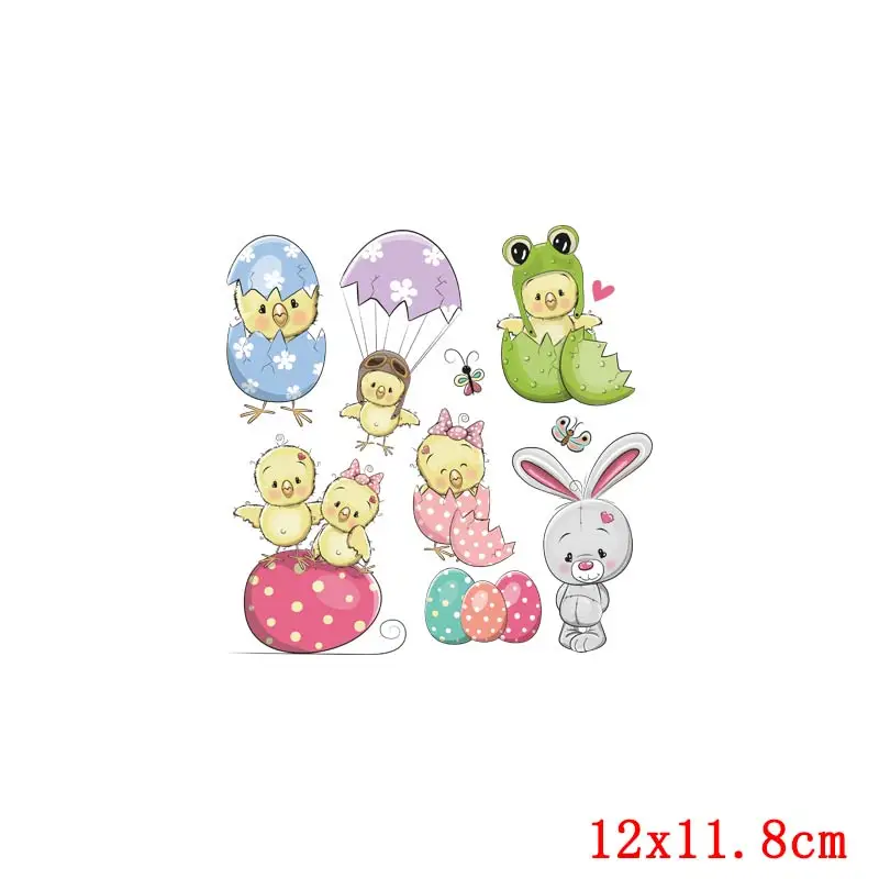 Prajna Iron On Cute Animal Patches For Kids Clothing DIY T-shirt Applique Heat Transfer Vinyl Unicorn Owls Patch Thermal Sticker | Дом и сад