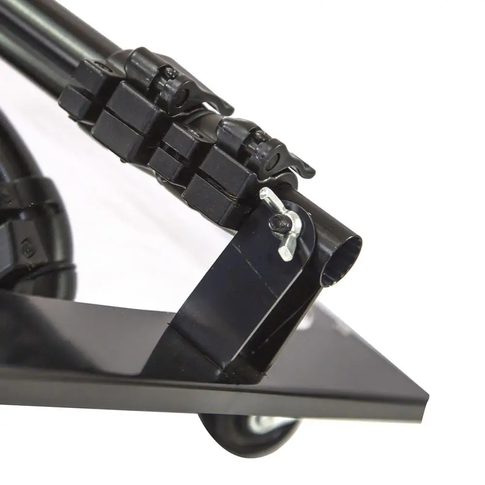 

12 Inch Round Square Car Under Vehicle Inspection Mirror Security Mirror Wheels With LED Light