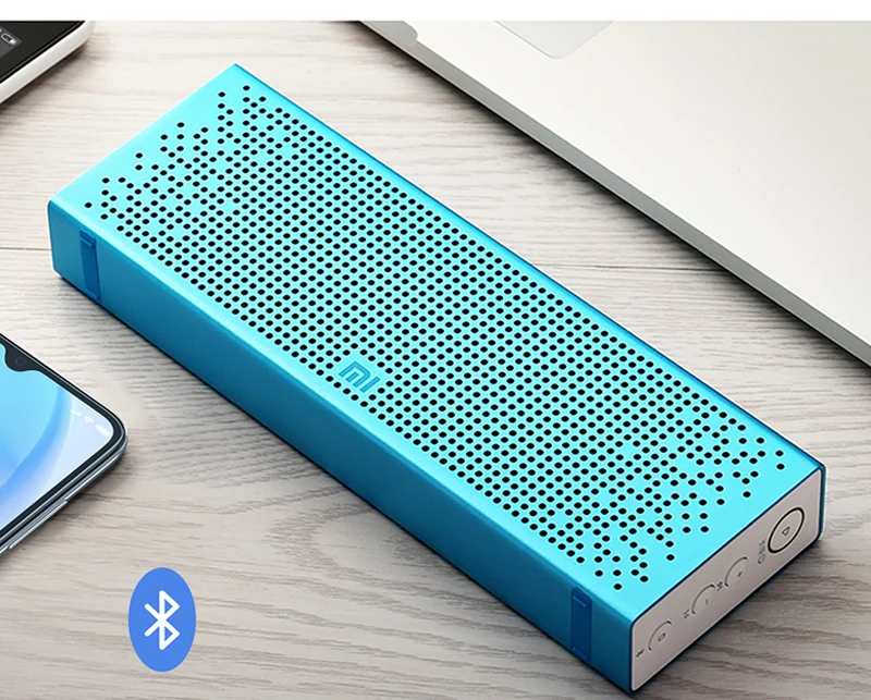 Xiaomi mi Bluetooth динамик стерео беспроводной mi ni портативный металлический AUX Входной динамик музыкальный mp3-плеер