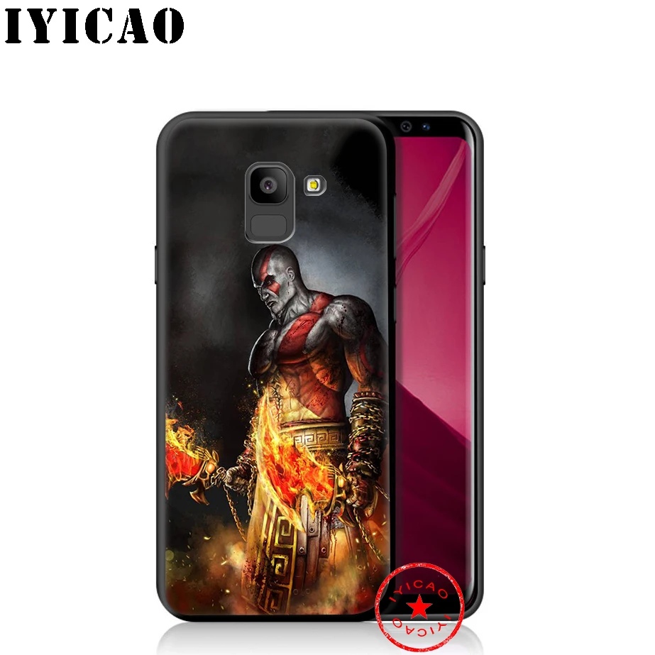 IYICAO God Of War Soft Phone Case for Samsung Galaxy A9 A8 A7 J6 A6 Plus 2018 A5 A3 2016 2017 Silicone Cover |