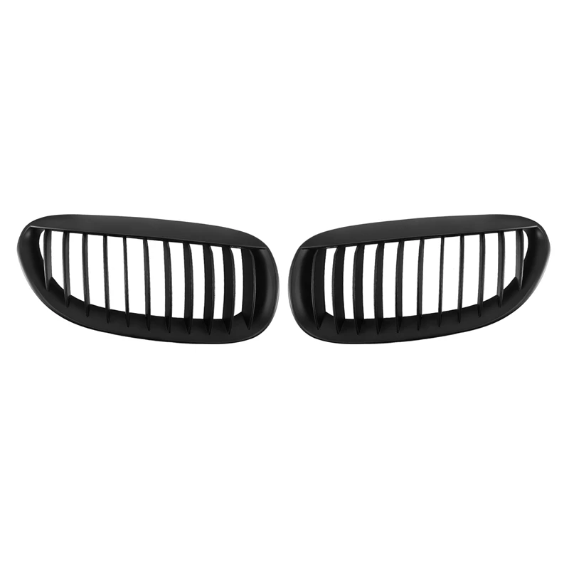

Grill Front Hood Kidney Grille Replacement for-BMW E63 E64 6-Series 2DR 2004-2010 51137008915 51137008916