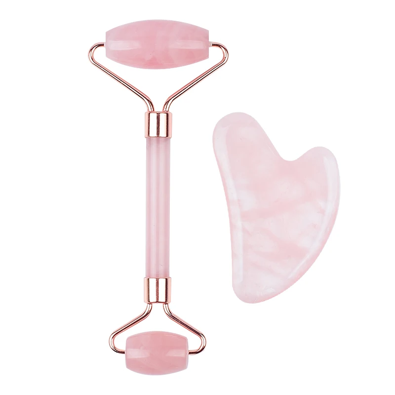 Массажный камень для лица и шеи похудения против морщин целлюлитный 2 в 1